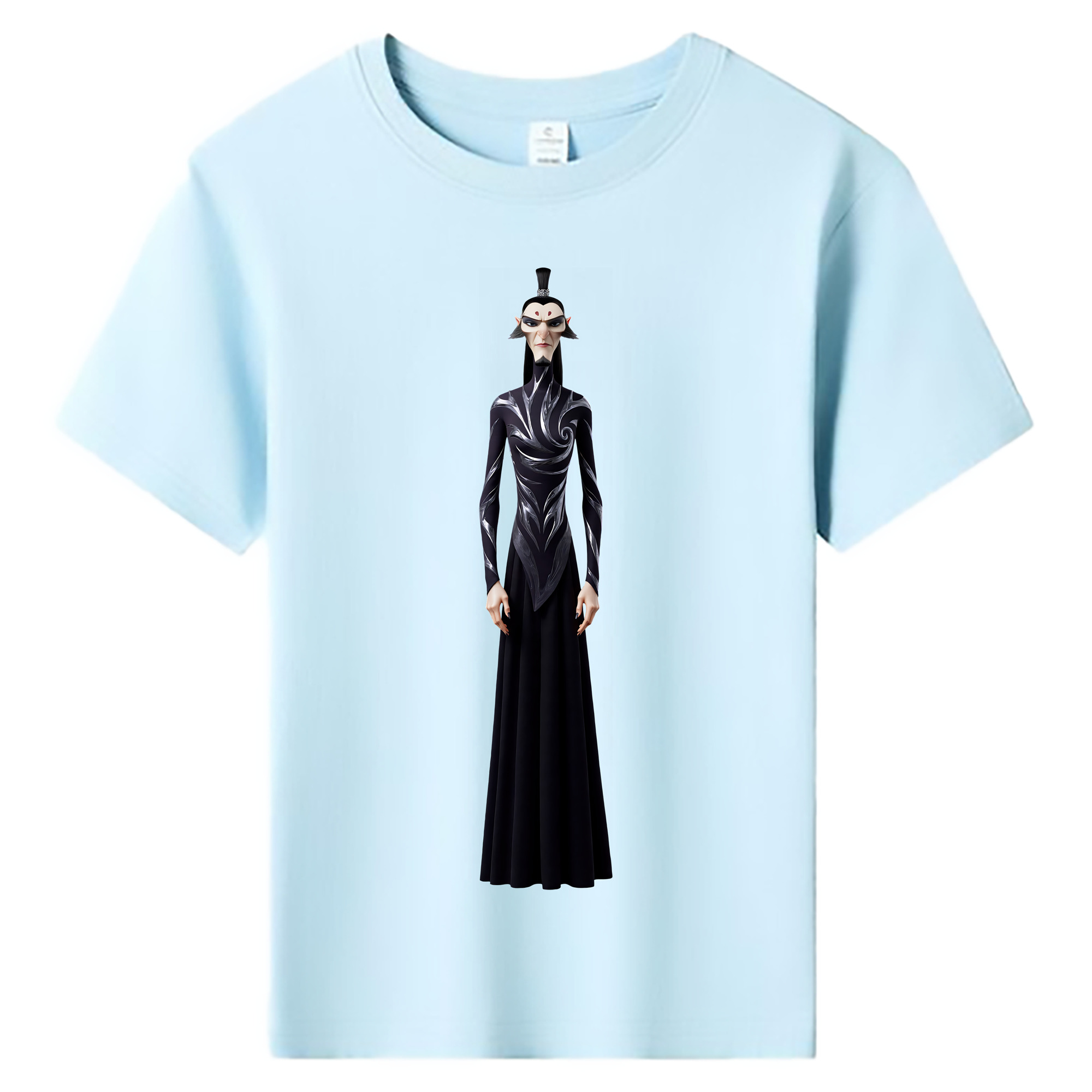 （画像用） Ne Zha 2 ナタ 魔童の大暴れ 綿100％キッズTシャツ（フロントプリント）